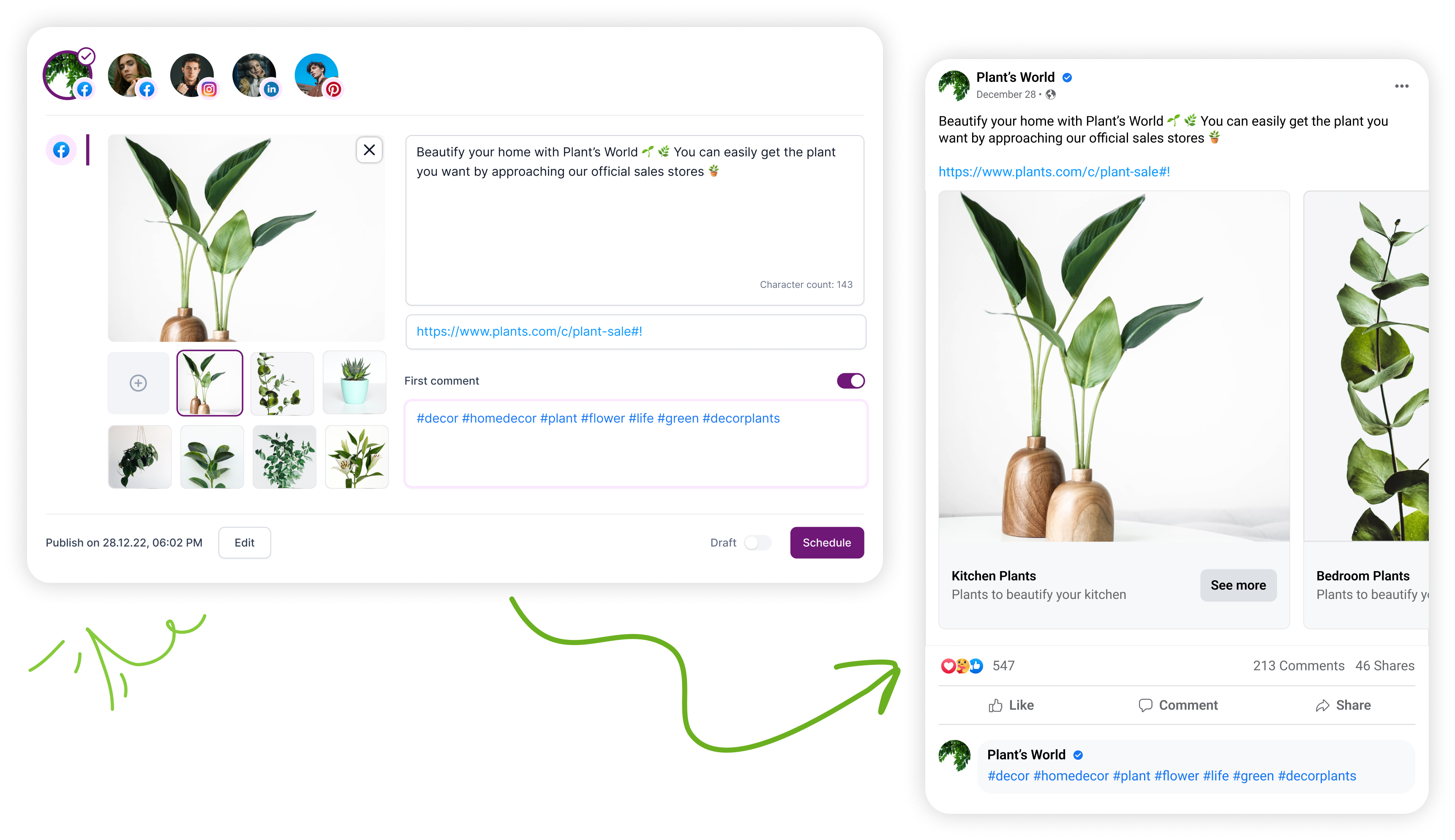 Free Facebook scheduler to auto post to Facebook groups and pages