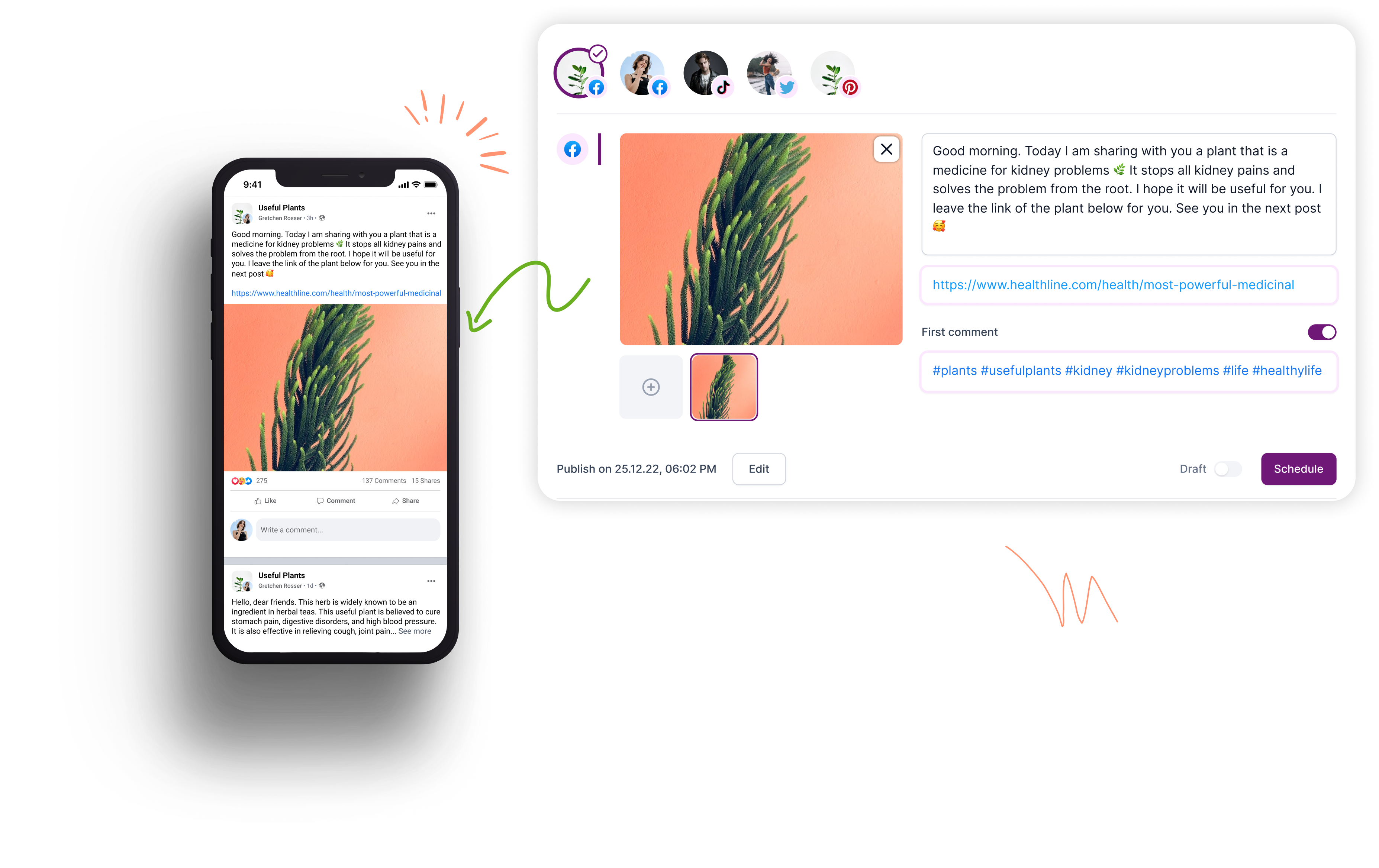 facebook group page