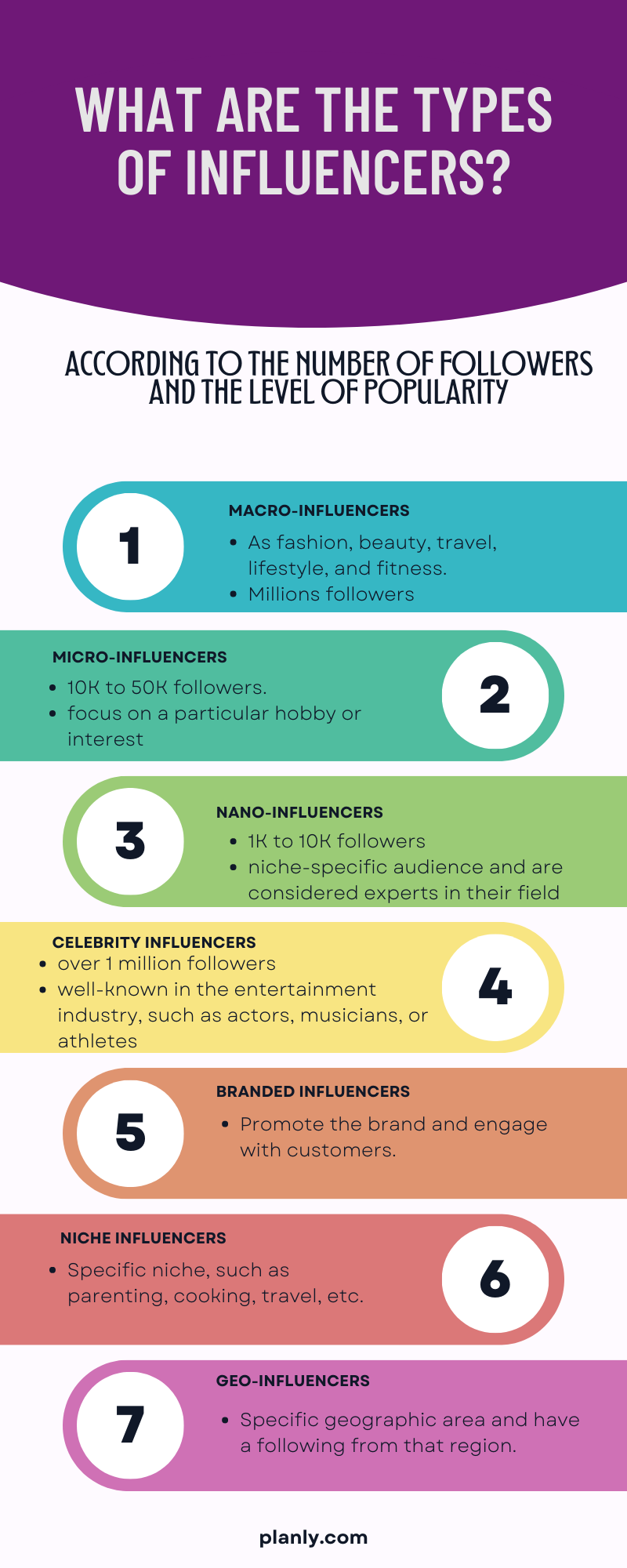 Types of Infleuncers