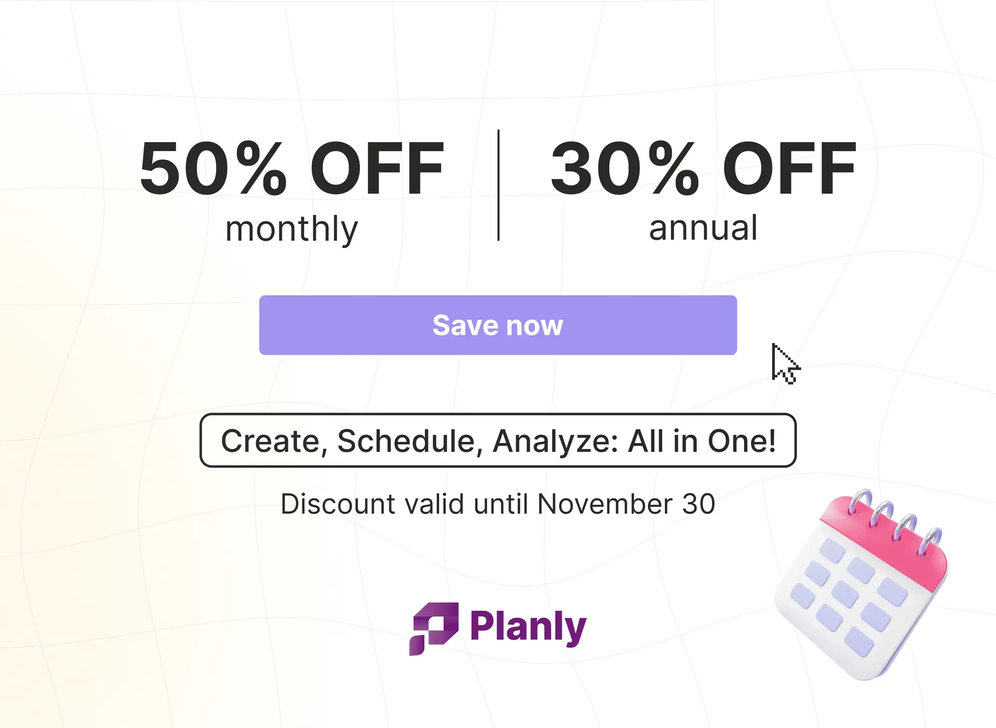 Automate social media scheduling with 50% Planly deals 🤩| Black Friday discount