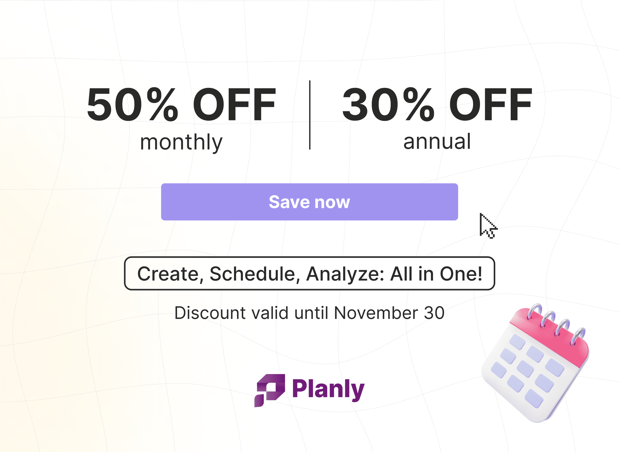 Automate social media scheduling with 50% Planly deals 🤩| Black Friday discount