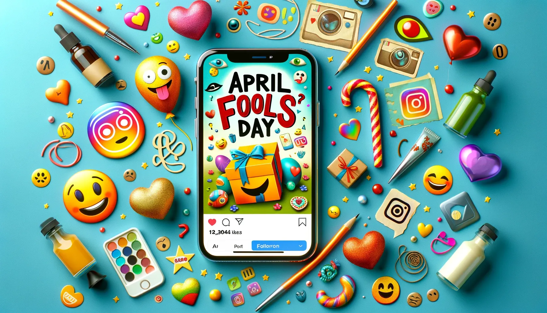 Funny Instagram Captions for April Fools' Day 2024