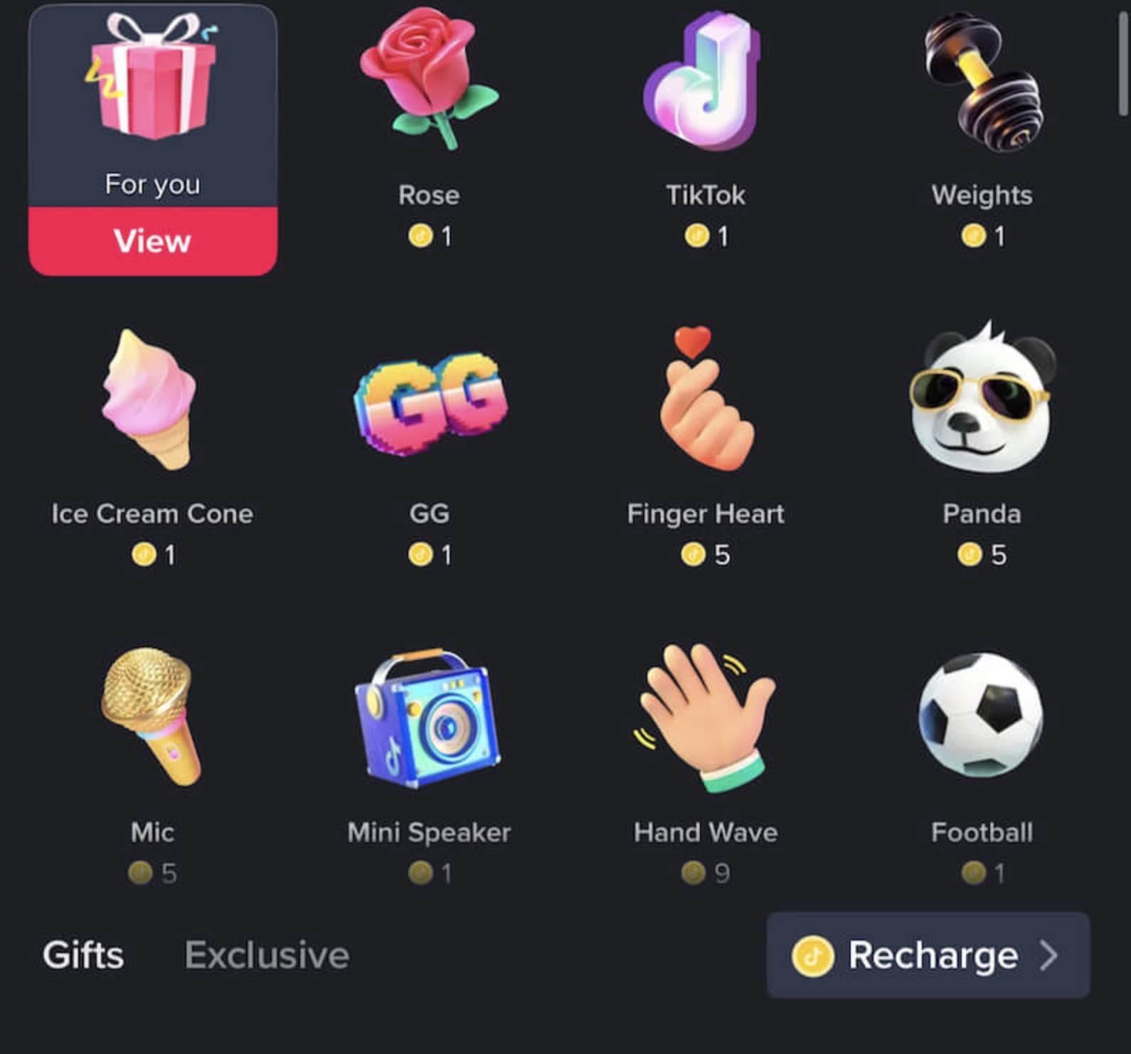 TikTok Live Gifting