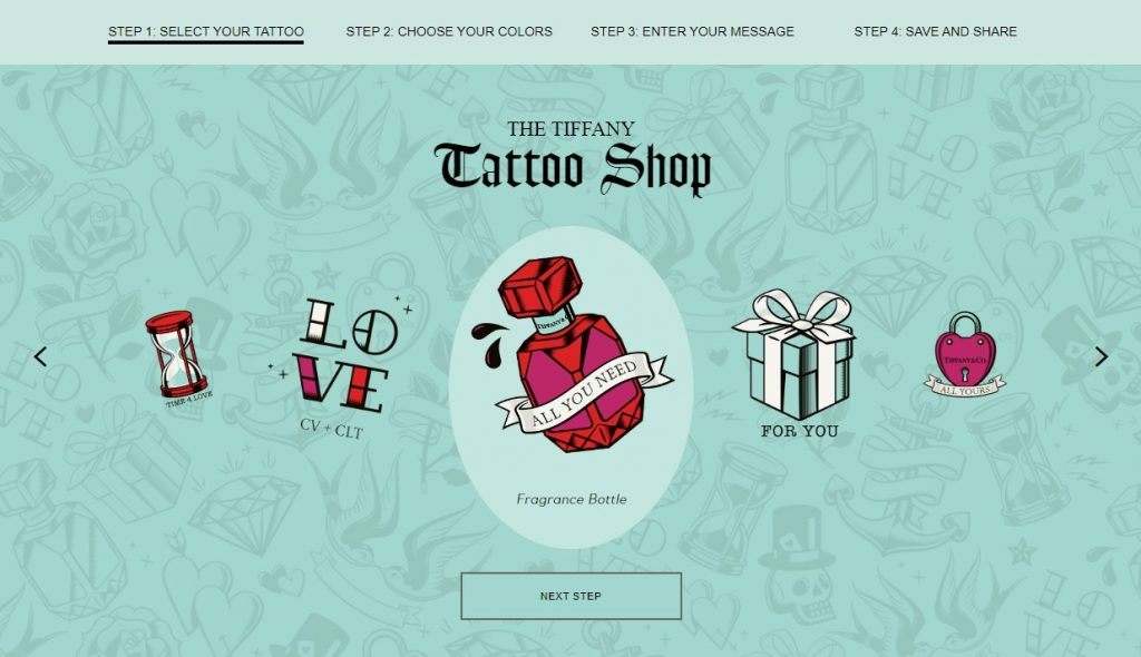 4. Tiffany & Co. – The Tiffany Tattoo Shop